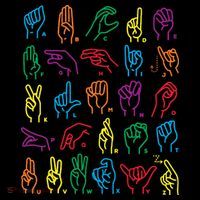 Abc Sign Language Chart Teacher Hand Letter Alphabet Asl T-Shirt