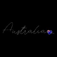 Australia Simple Love Australian Flag Heart On Australia Kids T-Shirt