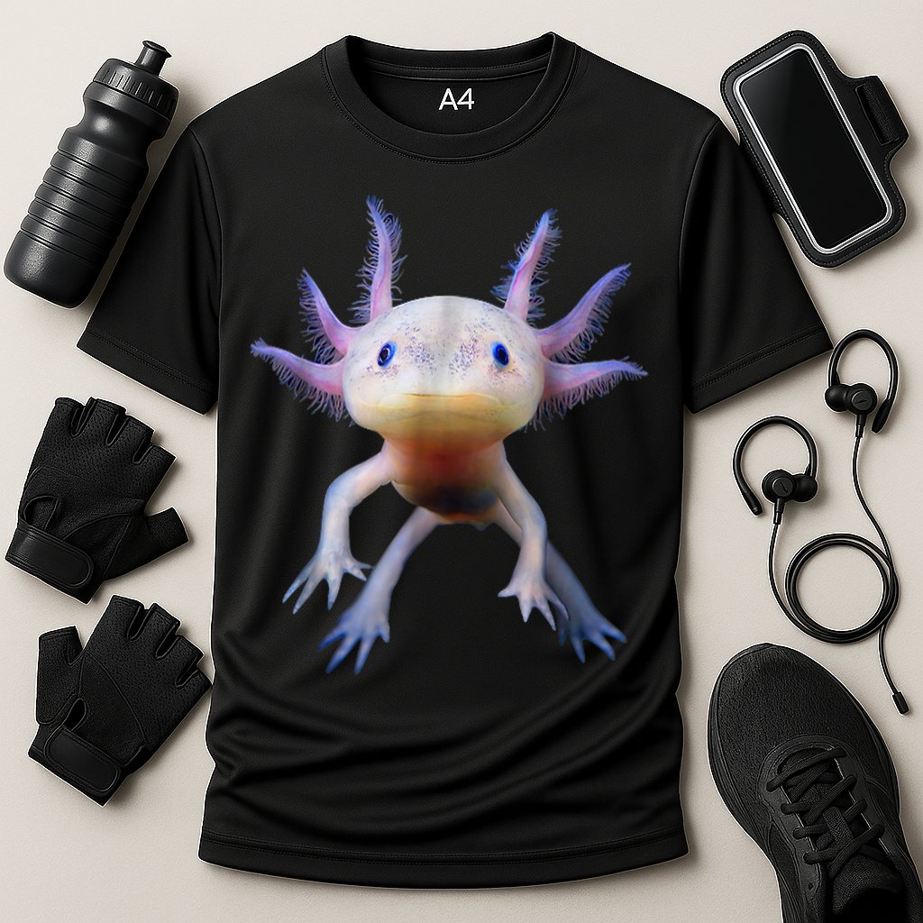Axolotl Shirt: Limited Edition Cooling Performance Crew T-Shirt