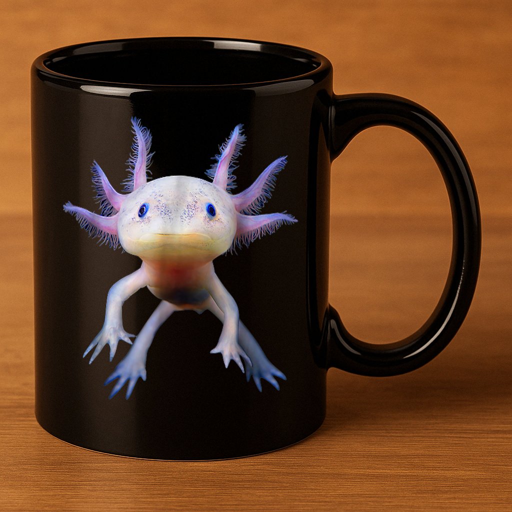 Axolotl Shirt: Limited Edition 11oz C Handle Ceramic Mug