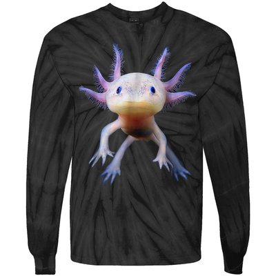 Axolotl Shirt: Limited Edition Tie-Dye Long Sleeve Shirt