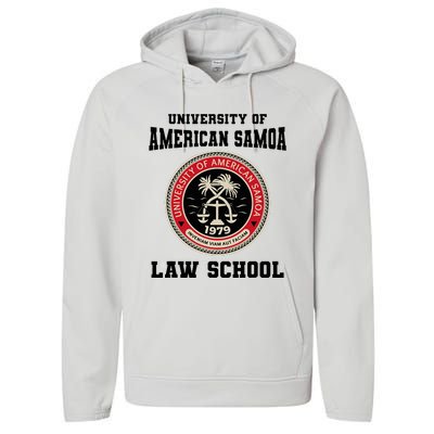 American Samoa Law School Performance Fleece Hoodie