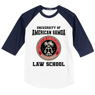 American Samoa Law School Baseball Sleeve Shirt