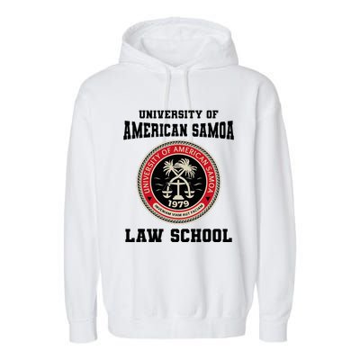 American Samoa Law School Garment-Dyed Fleece Hoodie