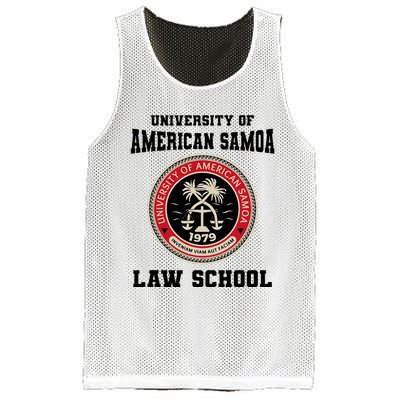 American Samoa Law School Mesh Reversible Basketball Jersey Tank