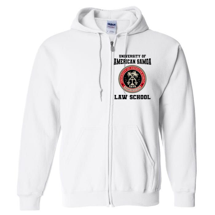 American Samoa Law School Full Zip Hoodie