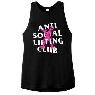 Anti Social Lifting Club Canceled Pink Ladies PosiCharge Tri-Blend Wicking Tank