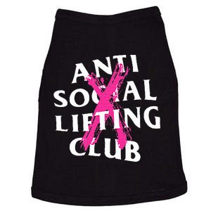 Anti Social Lifting Club Canceled Pink Doggie Tank