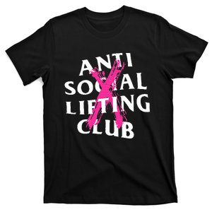 Anti Social Lifting Club Canceled Pink T-Shirt