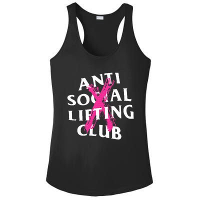 Anti Social Lifting Club Canceled Pink Ladies PosiCharge Competitor Racerback Tank