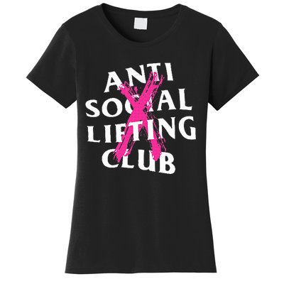 Anti Social Lifting Club Canceled Pink Women's T-Shirt