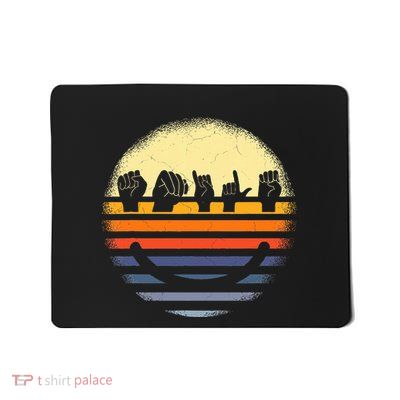 American Sign Language Asl Smile Mousepad