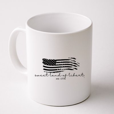 America Sweet Land Of Liberty Est 1776 Patriotic Gift Coffee Mug