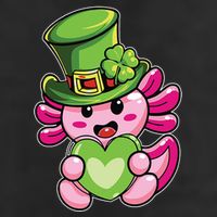 Axolotl Saint Leprechaun St Patrick Day Cool Comfort Performance Bucket Hat