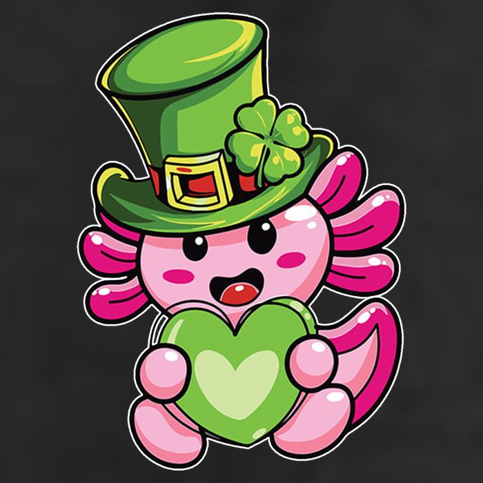 Axolotl Saint Leprechaun St Patrick Day Cool Comfort Performance Bucket Hat