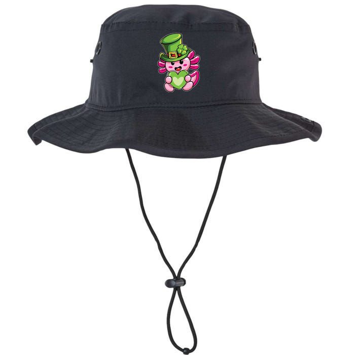 Axolotl Saint Leprechaun St Patrick Day Bucket Hat