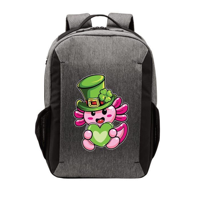 Axolotl Saint Leprechaun St Patrick Day Vector Backpack