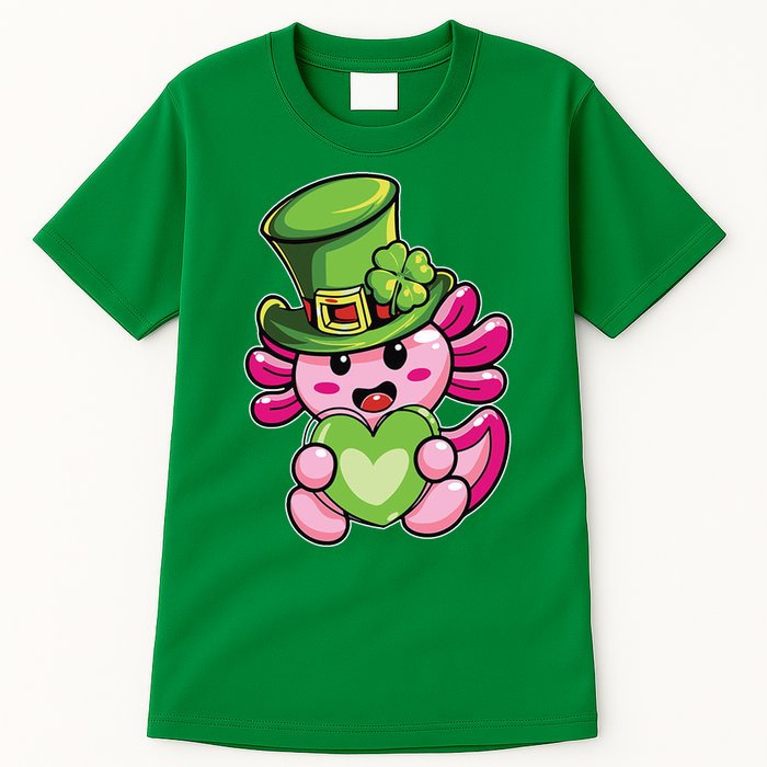 Axolotl Saint Leprechaun St Patrick Day Tall T-Shirt