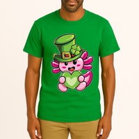 Axolotl Saint Leprechaun St Patrick Day Tall T-Shirt