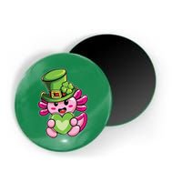 Axolotl Saint Leprechaun St Patrick Day Magnet