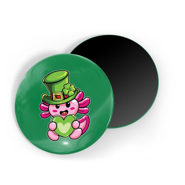Axolotl Saint Leprechaun St Patrick Day Magnet