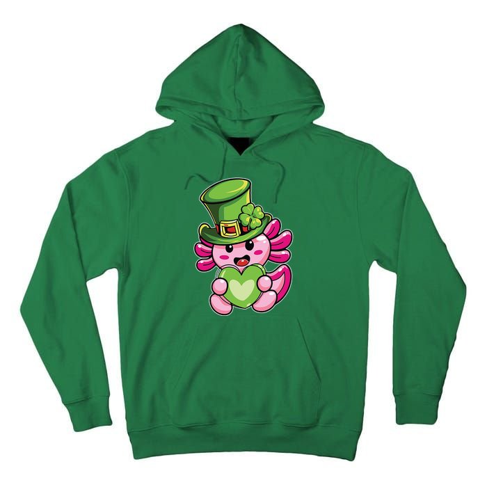 Axolotl Saint Leprechaun St Patrick Day Tall Hoodie