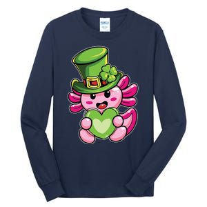 Axolotl Saint Leprechaun St Patrick Day Tall Long Sleeve T-Shirt