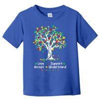 Autism Shirt Love Accept Support Autistic Autism Awareness Toddler T-Shirt