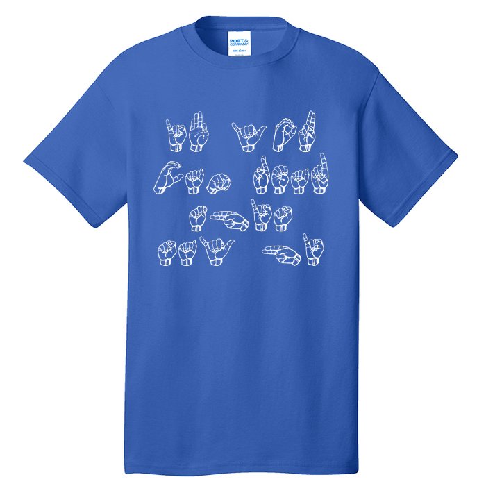 American Sign Language If You Can Read This Say Hi Gift Tall T-Shirt