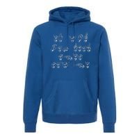 American Sign Language If You Can Read This Say Hi Gift Premium Hoodie