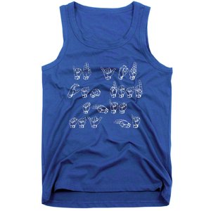 American Sign Language If You Can Read This Say Hi Gift Tank Top