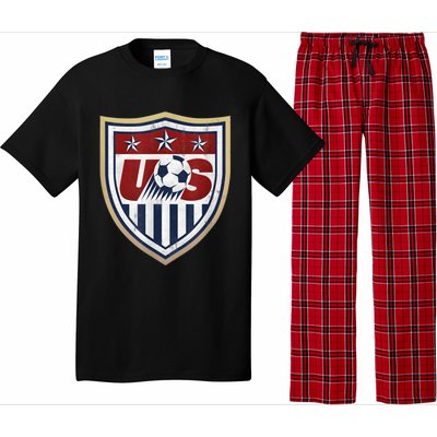 America Soccer Lovers Jersey USA Flag Support Football Team Pajama Set