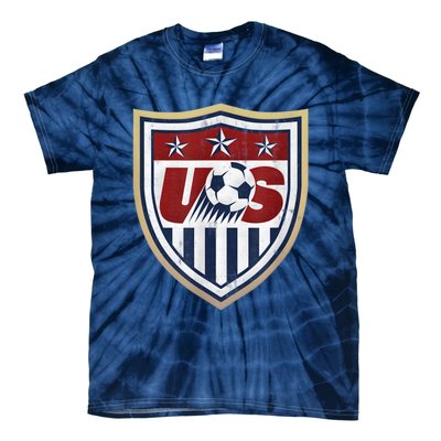 America Soccer Lovers Jersey USA Flag Support Football Team Tie-Dye T-Shirt