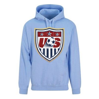 America Soccer Lovers Jersey USA Flag Support Football Team Unisex Surf Hoodie