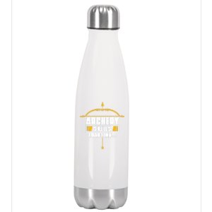 Archery Skills Loading Gift Bow Arrow Club Competition Archery Gift Stainless Steel Insulated Water Bottle