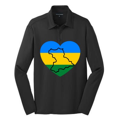 AnzoáTegui State Love Venezuela Great Gift Silk Touch Performance Long Sleeve Polo