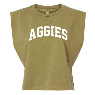 Aggies Sports Logo Garment-Dyed Women's Muscle Tee