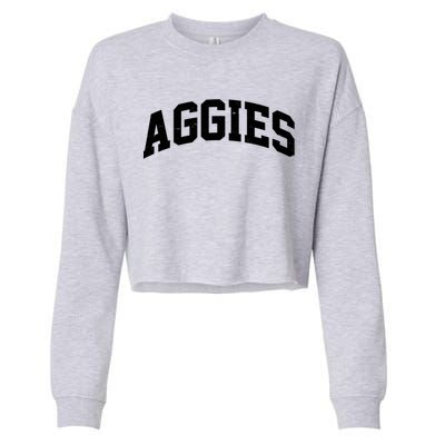 Aggies Sports Logo Cropped Pullover Crew