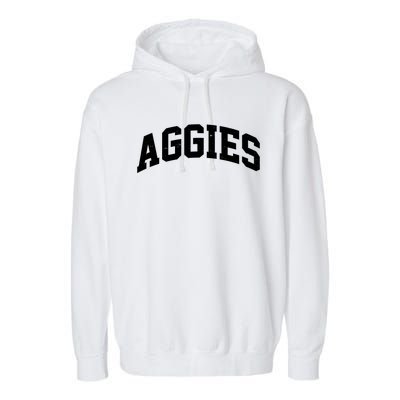 Aggies Sports Logo Garment-Dyed Fleece Hoodie