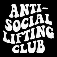 Anti Social Lifting Club Funny Gym Doggie Tank