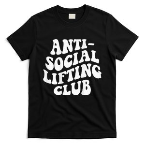 Anti Social Lifting Club Funny Gym T-Shirt