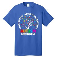 Autism Shirt Love Accept Support Autistic Autism Awareness Tall T-Shirt