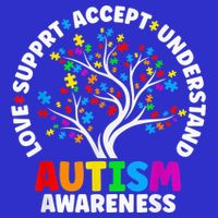 Autism Shirt Love Accept Support Autistic Autism Awareness 16 in Basic Backpack