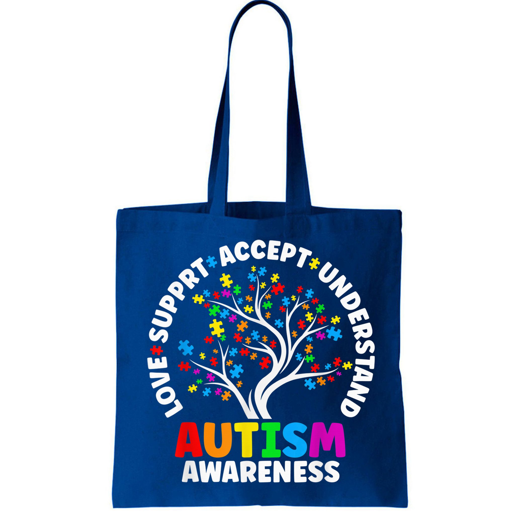 Autism Shirt Love Accept Support Autistic Autism Awareness Bag