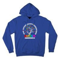 Autism Shirt Love Accept Support Autistic Autism Awareness Tall Hoodie