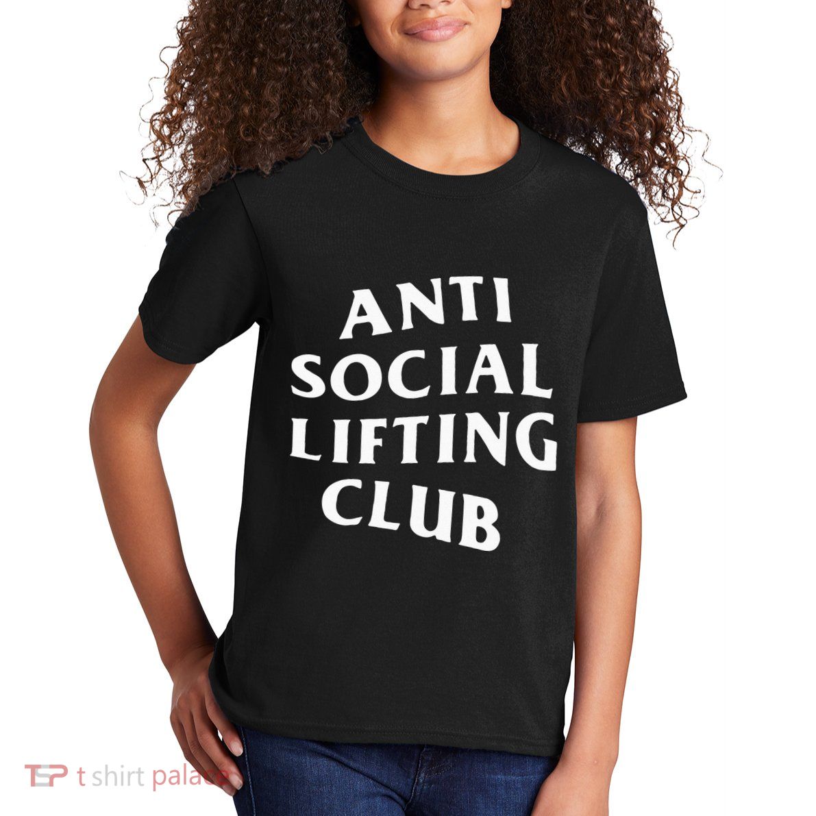 Anti Social Lifting Club Front Kids T-Shirt