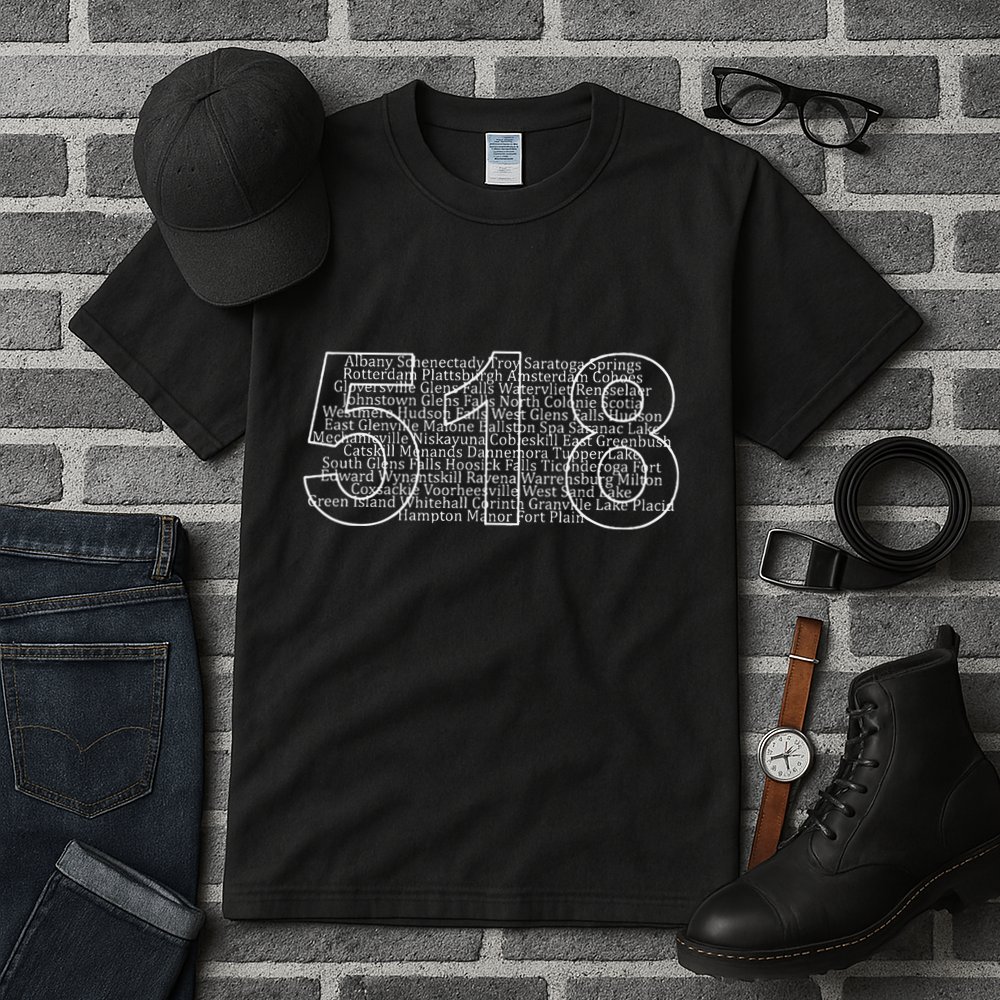 Albany Schenectady Lake Placid Upstate Ny Area Code 518 Tall T-Shirt