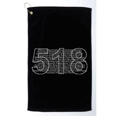 Albany Schenectady Lake Placid Upstate Ny Area Code 518 Golf Towel