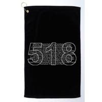 Albany Schenectady Lake Placid Upstate Ny Area Code 518 Golf Towel