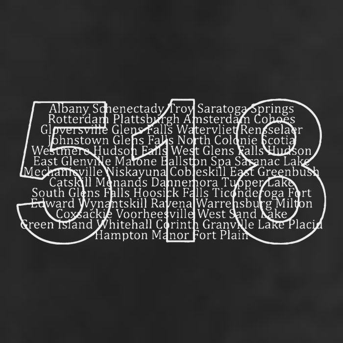 Albany Schenectady Lake Placid Upstate Ny Area Code 518 Golf Towel